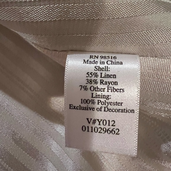 Coldwater Creek Size 2X | Open Front Grey Blazer / Jacket | Bead Cuff Details - Picture 6 of 7